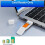 SIM-Kartenleser, Micro-SIM-Kartenleser, USB-zu-SIM-Kartenadapter, SIM-Kartenadapter-Kit mit Auswurfstift und Lesefunktion 8