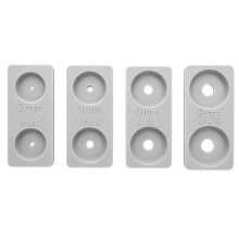 Silicone Liquid Nitrogen Spray Baffle with 8 Interchangeable Aperture Sizes (2-9mm),Flexible Cold Spray Nozzle Insert