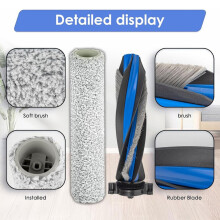 6PCS Replacement Roller Brushes & Mop Pads for DEEBOT T90 PRO OMNI - Restore Your Robot'S Cleaning Power