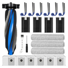 Replacement Parts Kit for DEEBOT T90 PRO OMNI & X12 PRO Omni Includes Roller Brush, Mop Pads, Side Brushes