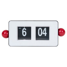 Automatische Tischuhr mit Blätterfunktion für Wohnzimmer und Schlafzimmer, Minimalistisches Retro-Design, 1 Stück