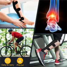 Cinta Kinesiológica Precortada para Tobillo para Tendinitis de Aquiles, Esguince de Tobillo, Soporte para Dolor de Pie, Cuidado de Tendones,
