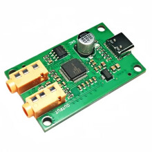 Tarjeta de Sonido USB SSS1700, Módulo de Entrada/Salida Analógica Estéreo de Audio de 3,5 mm con Interfaz Tipo C, Convertidor de Audio USB-C para