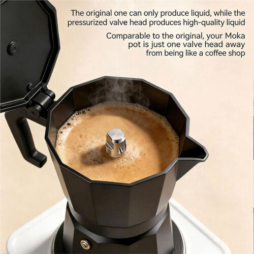 Pressure Valves Part Pots for Pots Enhances Extractions Efficiency with Construction Espresso Mocha Container Gate 1