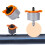 20Pcs 10L/H Adjustable Pressure Compensating Dripper 1/4" Barbed Steady Flow Micro Drip Irrigation Emitter for Garden 5