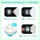 Corner Punch Set 3-Piece with Corner Rounder, Round Hole and Decorative Cut Practical Round Off for Precise Rounding 5
