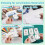Corner Punch Set 3-Piece with Corner Rounder, Round Hole and Decorative Cut Practical Round Off for Precise Rounding 7
