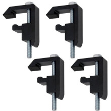 4Pcs Track System Mounting Clamp P-AC-04N for Tacoma Tundra Truck Cap Shell Auto Truck Accessories