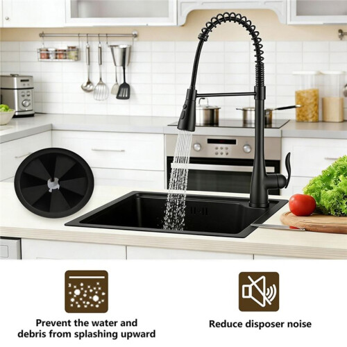 Garbage Disposal Flange Kit Sink Stopper Set,for  Evolution Moen Waste King Putty-Free Installation 2