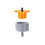 20Pcs 10L/H Adjustable Pressure Compensating Dripper 1/4" Barbed Steady Flow Micro Drip Irrigation Emitter for Garden 3