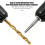 14 Pcs Screw Extractor Set with Left Hand Drill Bits, Heavy Duty Easy Out Broken Bolt Remover Kit 3