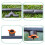 20Pcs 10L/H Adjustable Pressure Compensating Dripper 1/4" Barbed Steady Flow Micro Drip Irrigation Emitter for Garden 6