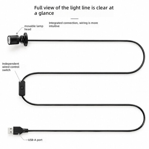LED Small Spotlight for DIY 3D Print Model 25  Angle and High Quality for 3D Printer 2