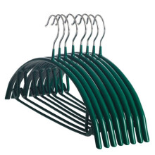 Kleiderbügel, 8er-Pack, Pulloverbügel Ohne Schulterwulst, Breite, Robuste Kleiderbügel für Den Kleiderschrank, Rutschfestes Metall