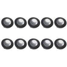 10 Pezzi Altoparlanti Audio da 28 mm A Gamma Completa, 4 Ohm, 3 W, con Magnete NdFeB, per Home Theater DIY