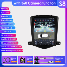 Autoradio Android 14, 9.7 tuuman näyttö, 360 kamera, Chevrolet Cruze J300 2008-2012