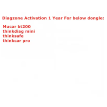 Diagzone Pro Software-Aktivierung, 1-Jahres-Abonnement, für DBSCAR 5/7 Easydiag 2.0 3.0 Thinkdiag 1/2, Rot