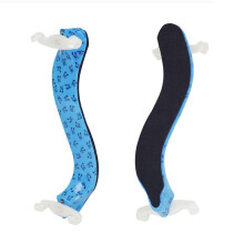 4/4 Violine Schulterstütze ABS Blau Polsterung Schwamm Kinnstütze Gepolstertes Stützzubehör für 4/4 Violine