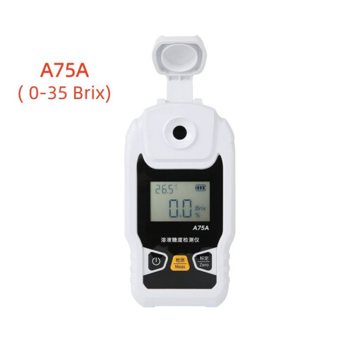 -T A75 Digitale Refractometer 0-55% Brix-Meter Kleurenscherm Type-C ATC Suikertester met Gegevensopslag USB-Export 2