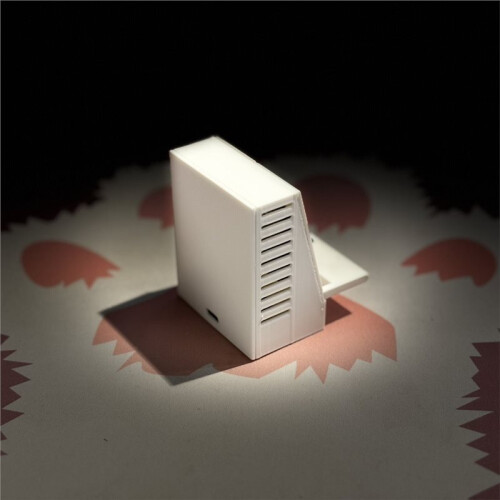 Rastreador de Voo ADS-B USB-C para Mesa, Design Retrô de Computador, Receptor de Aviação Silencioso WiFi de 1,28 Polegadas, Caixa Impressa em 3D 2