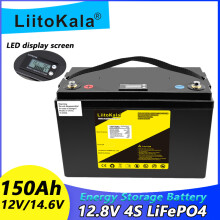 LiitoKala batería LiFePO4 12V 150Ah, para caravanas, vehículos todoterreno y sistemas fuera de la red