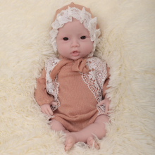 Herpinker muñeca reborn de silicona, 47 cm, 3 kg, realista para práctica de cuidado infantil
