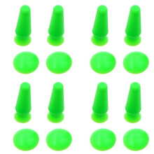 8X Silicone Eyeball Protective Cover Eyelid Pad Embedded Wire Double Eyelid Protector Prosthetic Eye Piece Suction Cup A