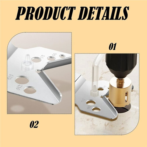 Adjustable Tile Drilling Locator Strong Suction Cup Positioning Jig for Ceramic Glass Hole Drilling Auxiliary Tool 2
