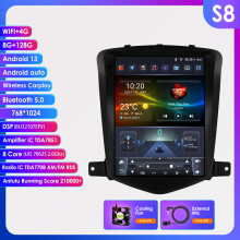 Multimedia-autoradio Chevrolet Cruze J300 2008-2012, 9,7 tuumanen näyttö, 8G RAM, 128G muisti, Android 14