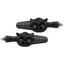 2 Stück LED-Blinker 12V/24V Blinklicht Tagfahrlicht Rücklicht Bremslicht Dekorleuchte Universelle Sicherheitssignallampe für Fahrrad Roller