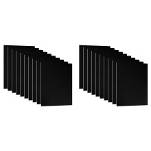 3.3x2.1x1/32inch Anodized Aluminum Sheet,20Pcs Metal Rectangle Aluminum Plate 0.8mm Thick Engraving Blanks for Laser B