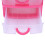 3X  Translucent Drawer Type Plastic Storage Box(Rose Red 3 Layers) 9