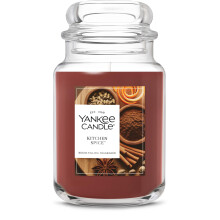 Yankee Candle Keuken Specerij, Geurkaars voor de Feestdagen, 22oz Grote Pot met tot 150 Uur Brandtijd