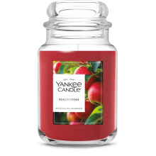 Yankee Candle Macintosh, Vela Aromática de Vacaciones, Tarro Grande de 22oz con Hasta 150 Horas de Tiempo de Quema