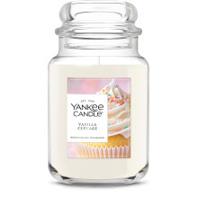 Yankee Candle Vainilla Cupcake, Vela Aromática, Tarro Grande de 22oz, Hasta 150 Horas