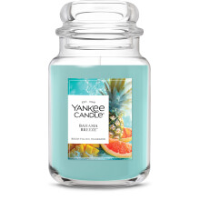 Yankee Candle Bahama Breeze, Vela Aromática, Tarro Grande de 22oz con hasta 150 Horas de Combustión