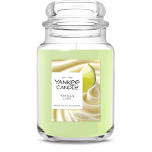 Yankee Candle Vainilla Lima, Vela Aromática, Tarro Grande de 22oz con hasta 150 Horas de Duración