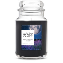 Yankee Candle Noche de Verano, Vela Aromática, Tarro Grande de 22oz, Hasta 150 Horas de Duración