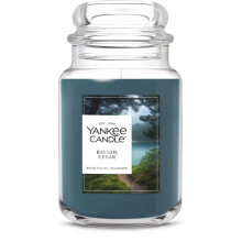 Yankee Candle Cedro de la Bahía, Vela Aromática, Tarro Grande de 22oz con hasta 150 Horas de Duración