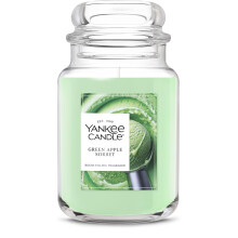 Yankee Candle Sorbete de Manzana Verde, Vela Aromática, Tarro Grande de 22oz