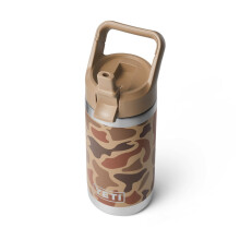 YETI Rambler Jr. 12 oz Kinderflasche mit Strohhalmkappe, Wetlands Camo