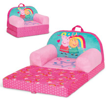 Delta Children - Fauteuil Cozee Buddy Peppa Pig - Certifié Greenguard Gold, Rose