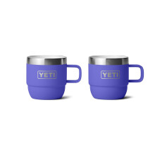 YETI Rambler 6 oz Stapelbecher, Edelstahl, Vakuumisolierter Espresso/Kaffee Becher, 2er Pack, Ultramarin Violett