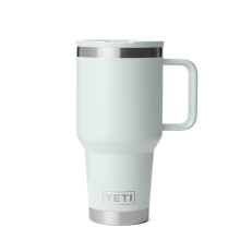 YETI Rambler 30 oz Reisetasse mit Flip-Strohhalm - Edelstahl, Vakuumisoliert, Auslaufsicher, Becherhalterfreundlich