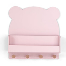 babyGap Brannan Bear Wandregal mit 4 Haken, Blush