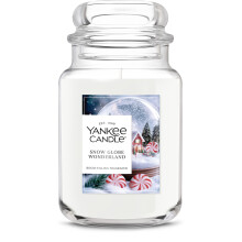 Yankee Candle Snow Globe Wonderland Vela Aromática, Tarro Grande de 22oz con hasta 150 Horas de Duración