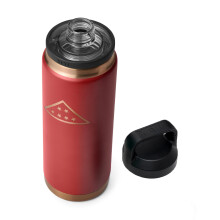 YETI Rambler 26 oz Flasche, Vakuumisoliert, Edelstahl mit Chug Cap, Folds of Honor - Brick