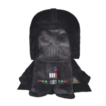 Star Wars Plush Darth Vader Flattie Hondenspeelgoed, 9 Inch | Zachte Star Wars Speeltjes voor Honden