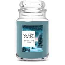 Yankee Candle Winter Night Stars, Kerstgeur Kaars, 22oz Grote Pot tot 150 Uur Brandtijd