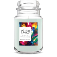 Yankee Candle Magische Helderheid, Geurkaars voor Kerst, 22oz Grote Pot met Tot 150 Uur Brandtijd